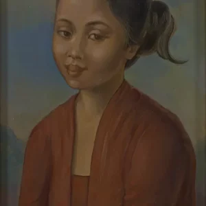 Renato Cristiano_Potrait Of Balinese Girl Red Kebaya_1995